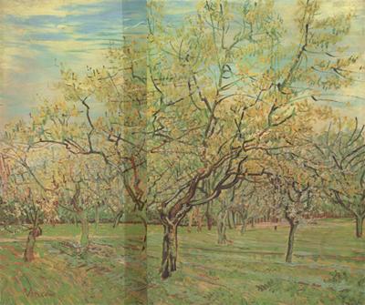 The White Orchard (nn04), Vincent Van Gogh